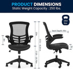 Mid- Mesh Task Chair with -Up