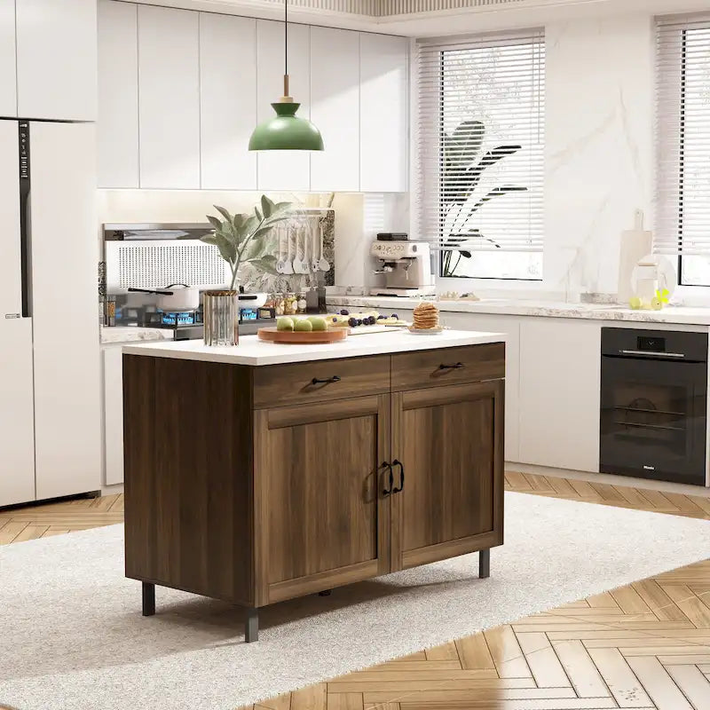 Kitchen Island - and Your Space Buffet Table - 47.2X23.6X33.5
