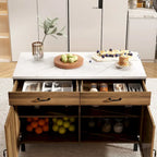Kitchen Island - and Your Space Buffet Table - 47.2X23.6X33.5