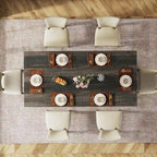 63 Inches Kitchen Dinner Table for Dining Room