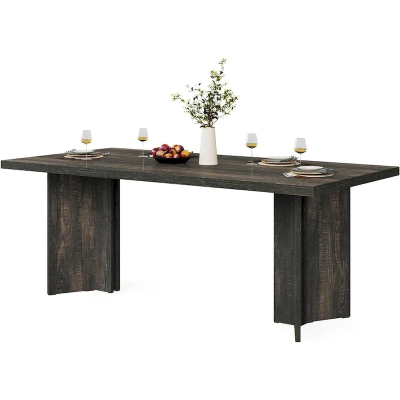 63 Inches Kitchen Dinner Table for Dining Room