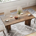 63 Inches Kitchen Dinner Table for Dining Room