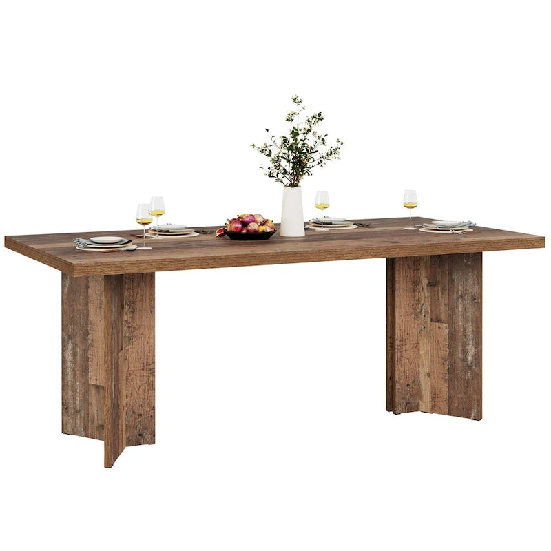 63 Inches Kitchen Dinner Table for Dining Room