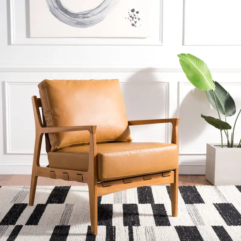Accent Chair with Cushion (Fully Assembled) - 28 In. W x 33 In. D x 34 In. H - 28Wx33Dx34H