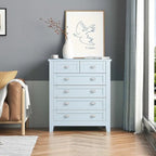 Modern Drawer Dresser with and Shell Handle