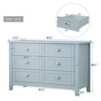 Modern Drawer Dresser with and Shell Handle