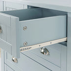 Modern Drawer Dresser with and Shell Handle