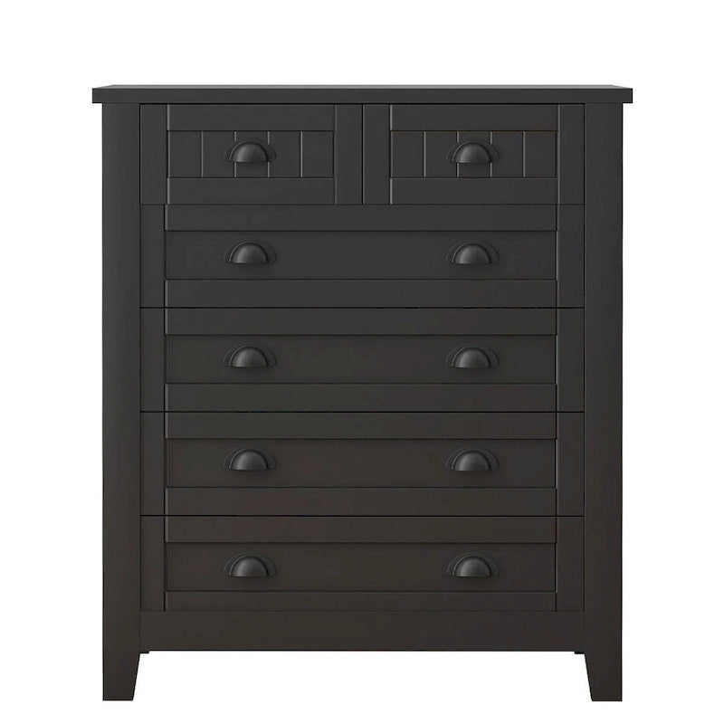 Modern Drawer Dresser with and Shell Handle