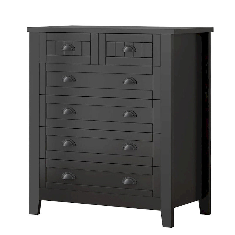 Modern Drawer Dresser with and Shell Handle