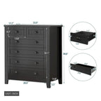 Modern Drawer Dresser with and Shell Handle