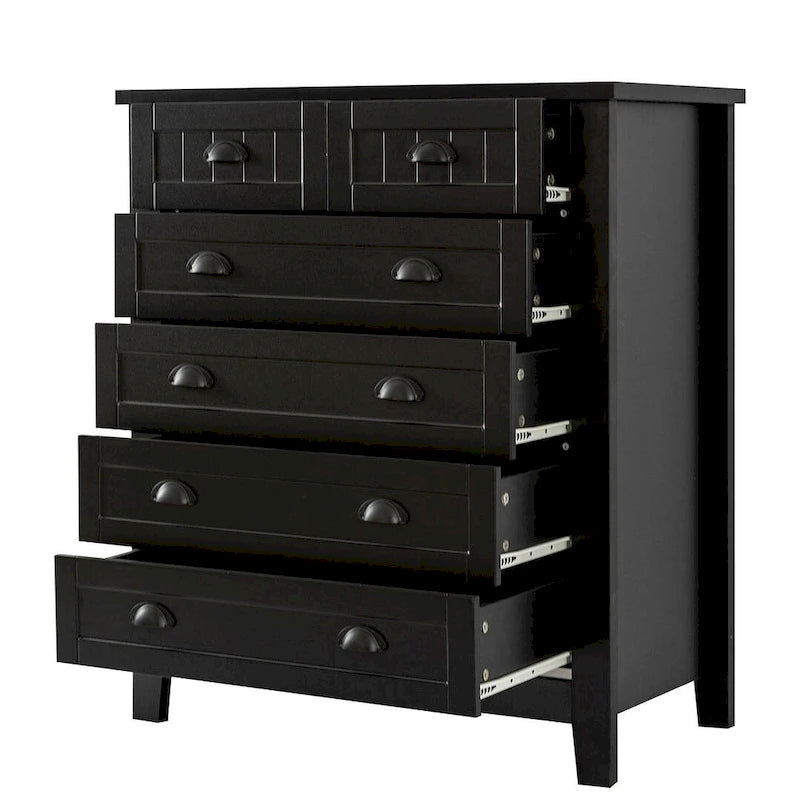 Modern Drawer Dresser with and Shell Handle