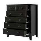 Modern Drawer Dresser with and Shell Handle