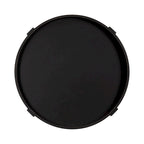 and Round Wood Side Table