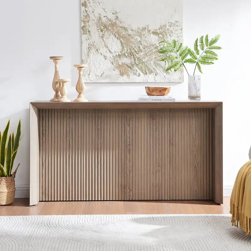 56 Wide Rectangular Console Table - 55.75 Wide