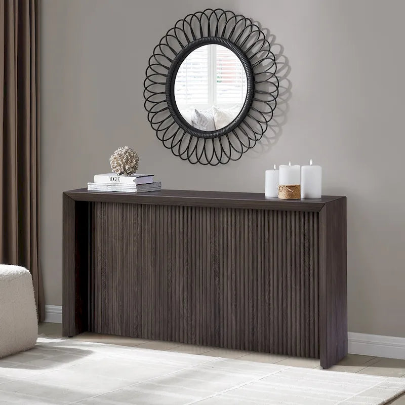 56 Wide Rectangular Console Table - 55.75 Wide