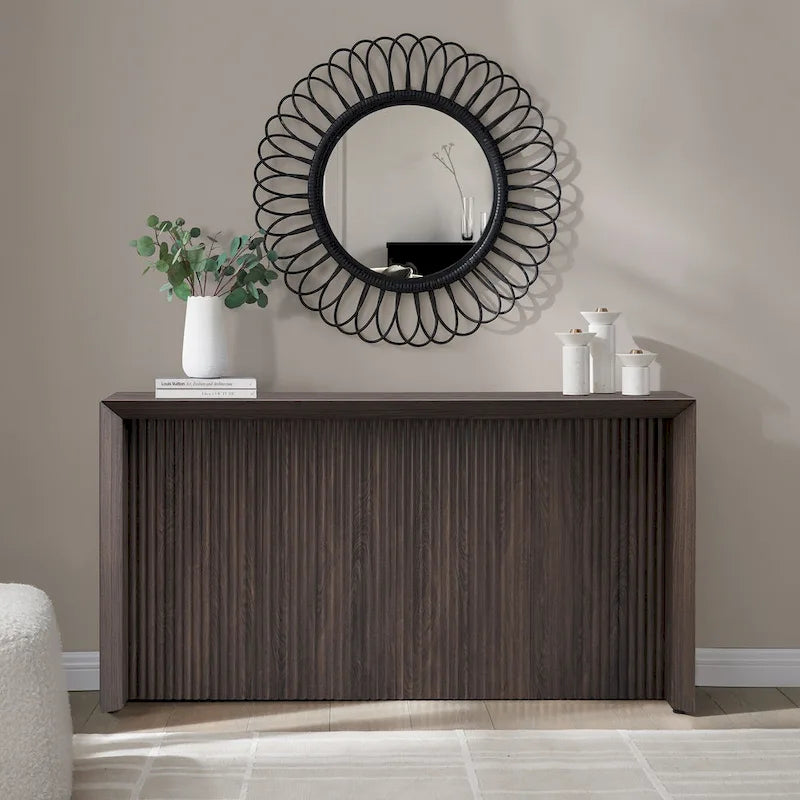 56 Wide Rectangular Console Table - 55.75 Wide