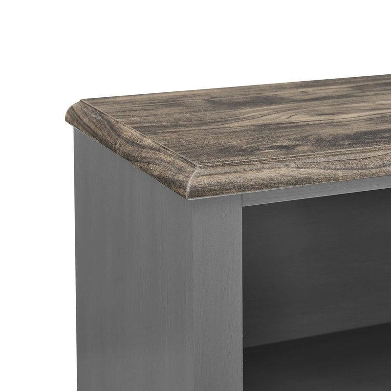 70-inch Extra-Wide Rustic TV Stand for 80 - Natural Wood Finish