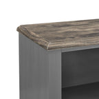 70-inch Extra-Wide Rustic TV Stand for 80 - Natural Wood Finish