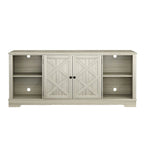 70-inch Extra-Wide Rustic TV Stand for 80 - Natural Wood Finish