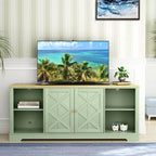 70-inch Extra-Wide Rustic TV Stand for 80 - Natural Wood Finish
