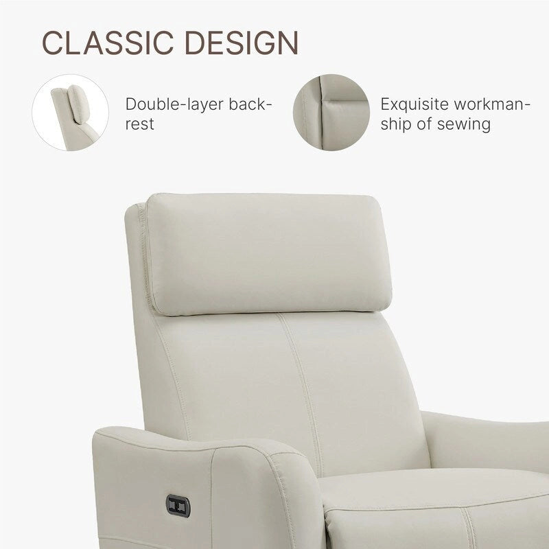 Power Glider Recliner Nursing Chair Recliner