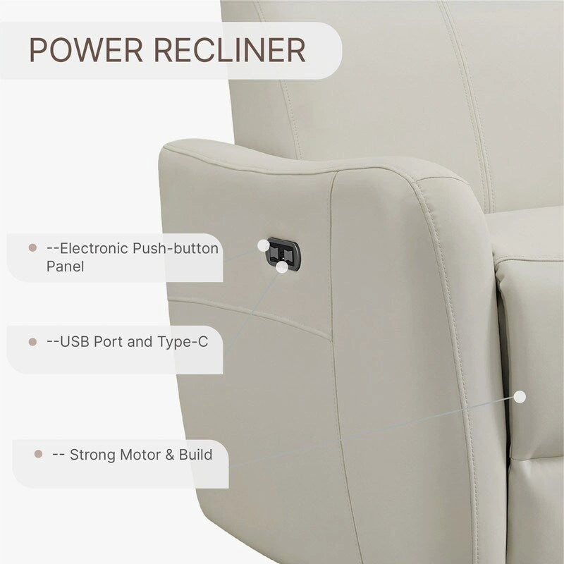Power Glider Recliner Nursing Chair Recliner