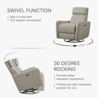 Power Glider Recliner Nursing Chair Recliner