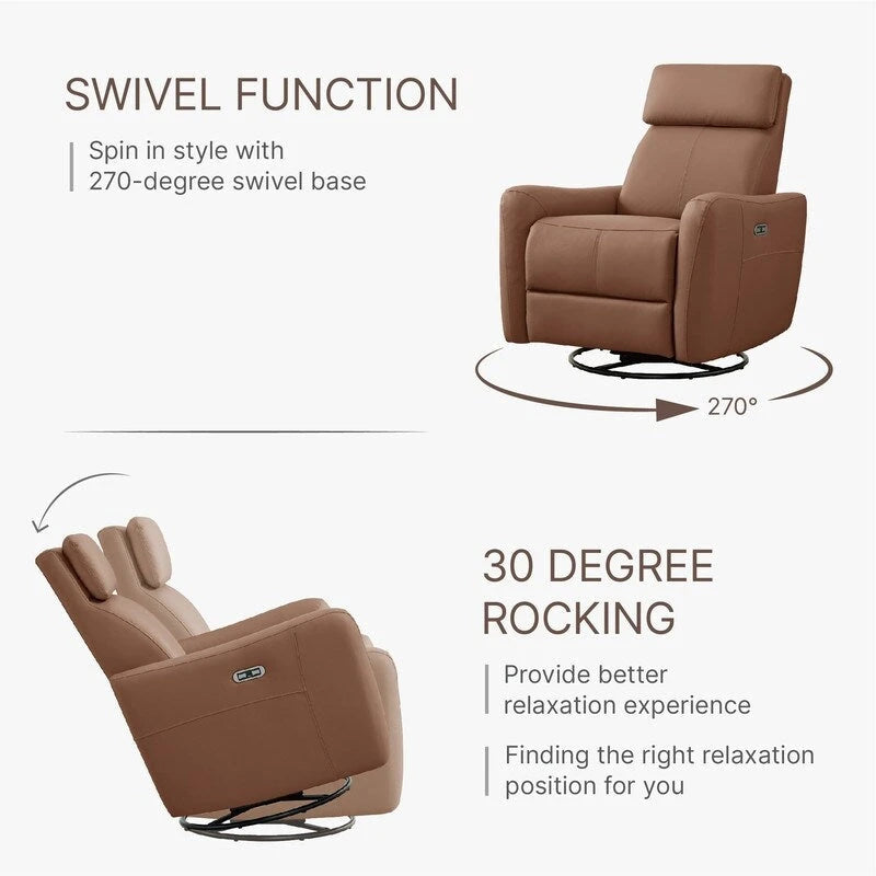 Power Glider Recliner Nursing Chair Recliner