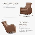 Power Glider Recliner Nursing Chair Recliner