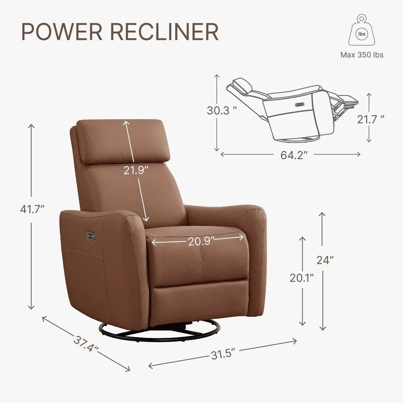 Power Glider Recliner Nursing Chair Recliner