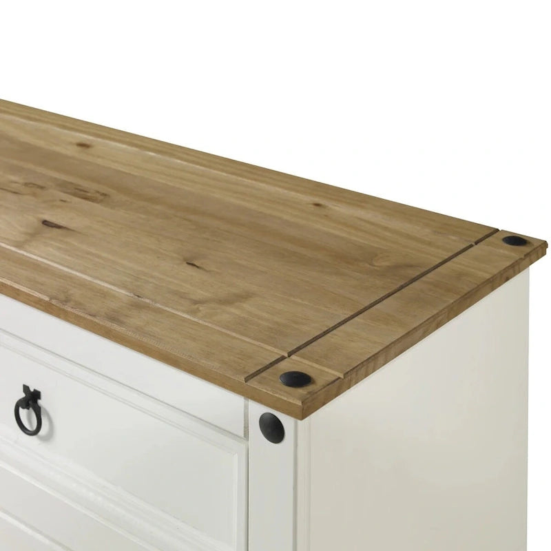 Home and Wood Buffet Sideboard in White
