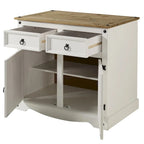 Home and Wood Buffet Sideboard in White